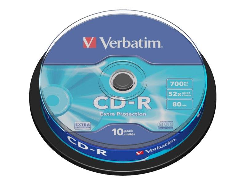 Verbatim - 10 x CD-R - 700 MB (80 Min) 52x