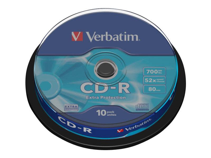 Verbatim - 10 x CD-R - 700 MB (80 Min) 52x