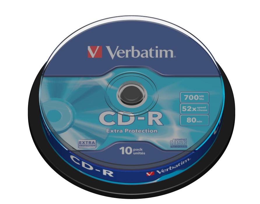 Verbatim - 10 x CD-R - 700 MB (80 Min) 52x