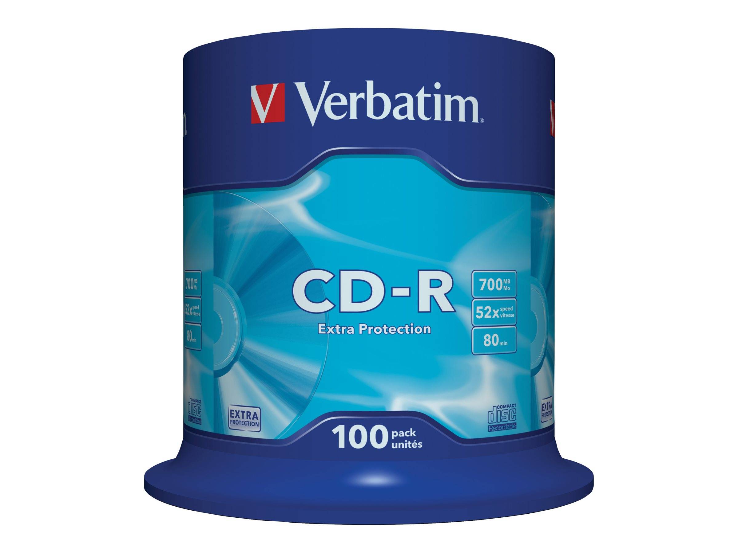 Verbatim - 100 x CD-R - 700 MB (80 Min) 52x