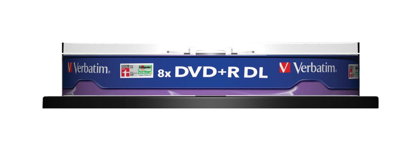 Verbatim - 10 x DVD+R DL - 8.5 GB 8x - mattsilber