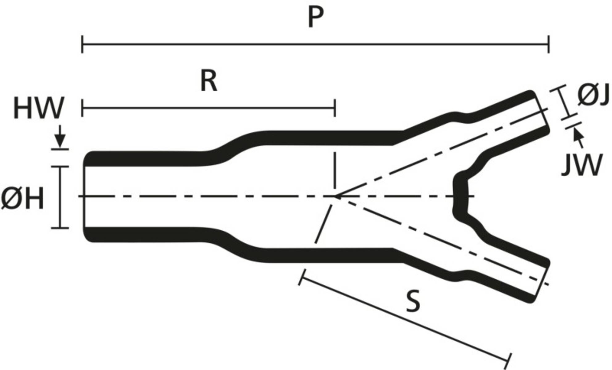 HellermannTyton Warmschrumpfteil 203-1-G PO-X BK