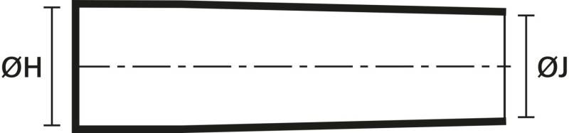 HellermannTyton Flachprofilformteil 313F322-9 PO-X BK 5