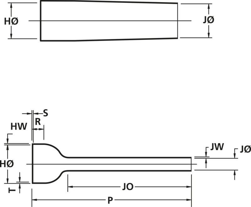 HellermannTyton Flachprofilformteil 313F322-9 PO-X BK 5