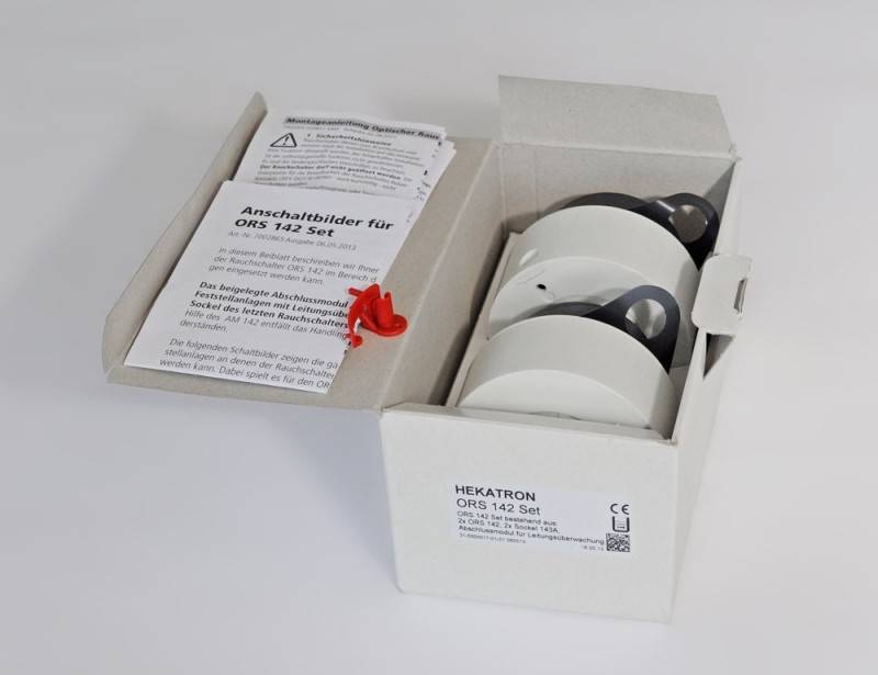 Hekatron Vertriebs Rauchschalter-Set m.Sockel 31-5000017-01-02