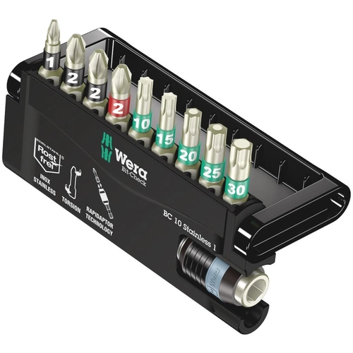 10 Stk. Wera Werk Bit-Sortiment 071110 10 Stk. Wera Werk Bit-Sortiment 071110