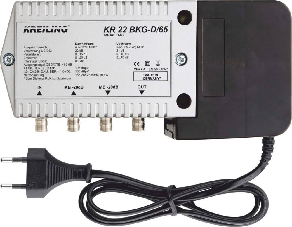 Kreiling Tech. BKG-Verstärker KR 22 BKG-D/65