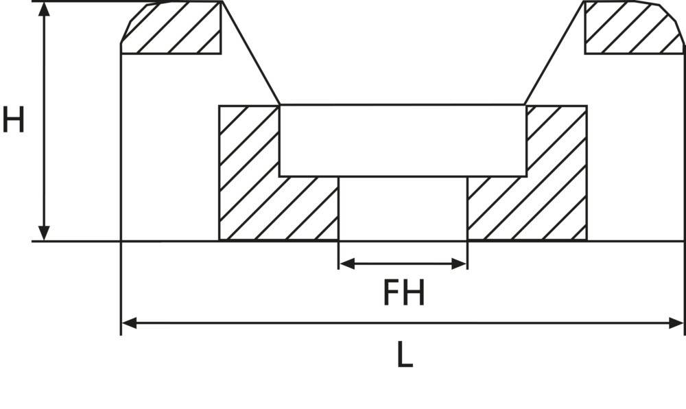 5000 Stk. HellermannTyton Befestigungssockel CTM3 PA66 BK 100