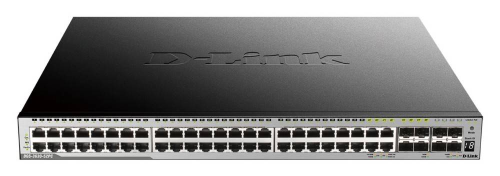 DLink Deutschland PoE Stack Switch DGS-3630-52PC/SI/E