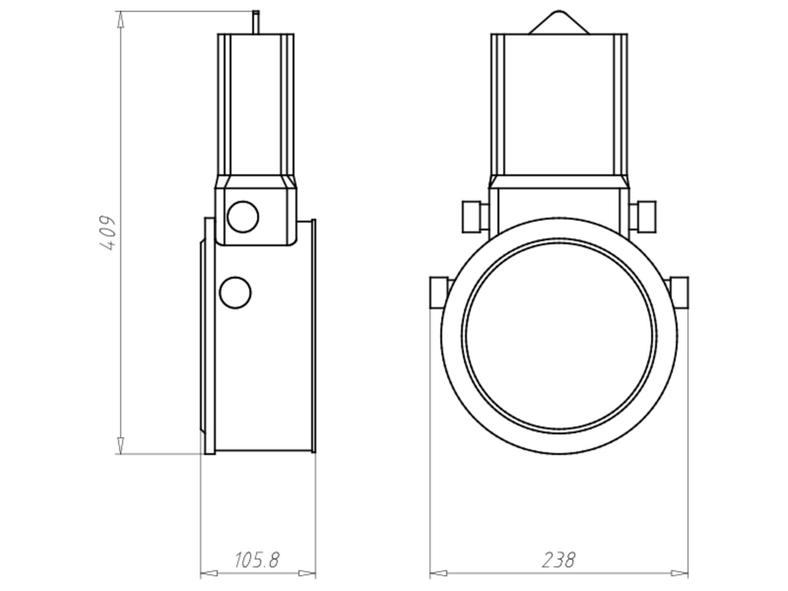 Kaiser Einbaugehäuse HaloX 180 1282-30