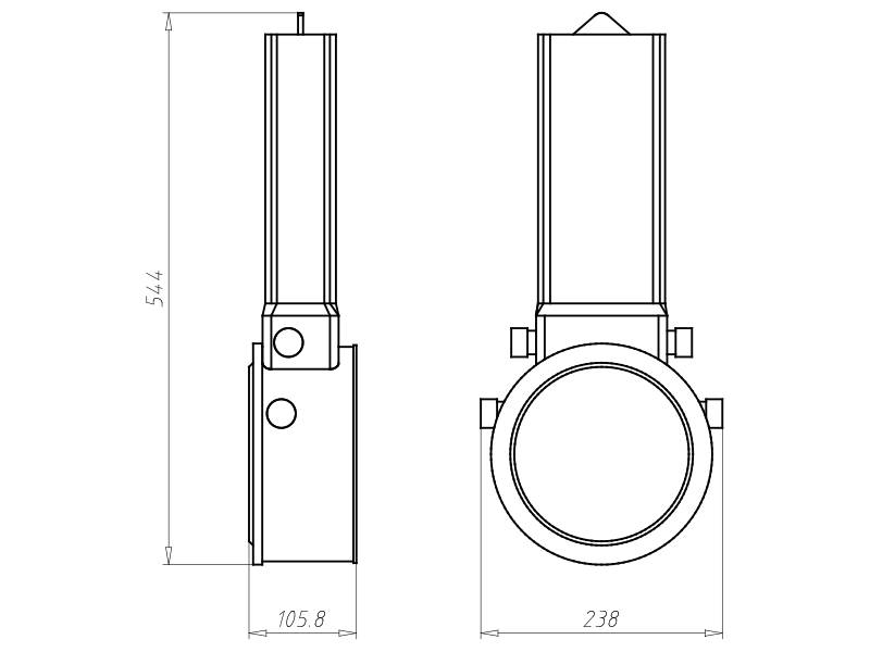 Kaiser Einbaugehäuse HaloX 180 1282-40