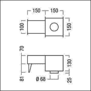 Zumtobel Group Betoneingießgehäuse PANOS INF/ #60800816