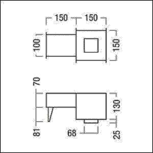 Zumtobel Group Betoneingießgehäuse PANOS INF/ #60800817