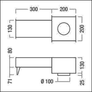 Zumtobel Group Betoneingießgehäuse PANOS INF/ #60800818
