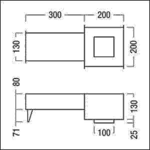 Zumtobel Group Betoneingießgehäuse PANOS INF/ #60800819