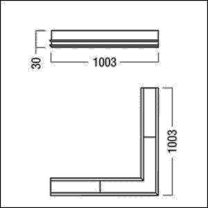 Zumtobel Group Winkelverbinder 90° SUP2 TRACK #60210821