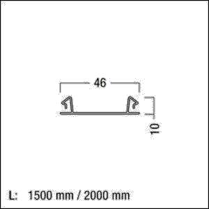 Zumtobel Group Abdeckstreifen TECTON T/KK#22170179