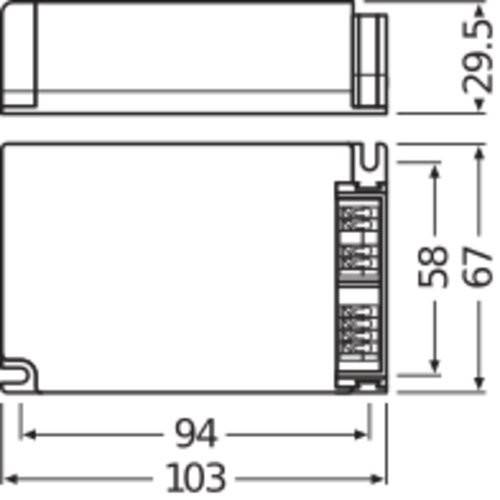OSRAM BETRIEBSGERÄTE LED-Betriebsgerät OTI DALI 25/220-240