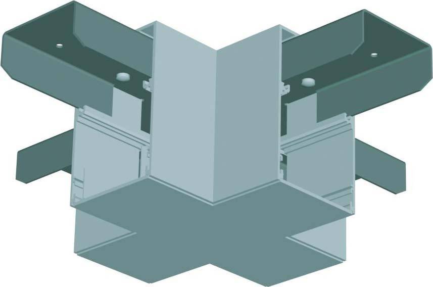 Ridi-Leuchten Verbinder Kreuz-Form VENICE-A-VSK-5