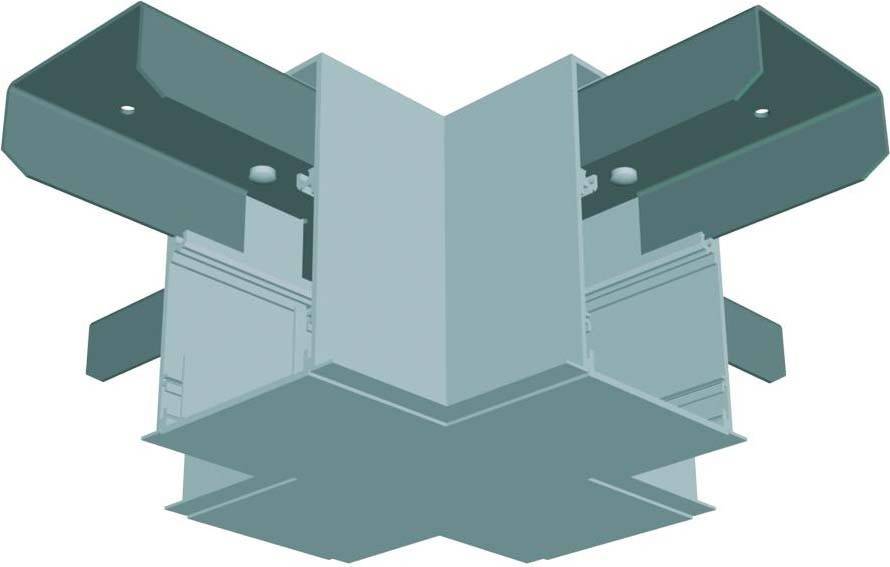 Ridi-Leuchten Verbinder Kreuz-Form VENICE-E-VSK-7