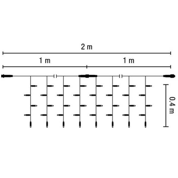 Scharnberger+Hasenbein LED-Drape Lite 240 58723