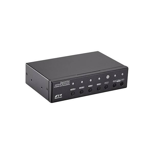 Avenview VGA-Videoverstärker' schwarze elektronische Box mit mehreren Steuerungstasten auf der Frontplatte, entwickelt zur Erweiterung von Videosignalen.