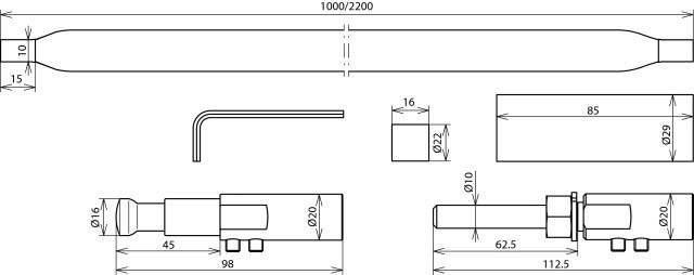 DEHN Anschlussset HVI LI ASS R#819272
