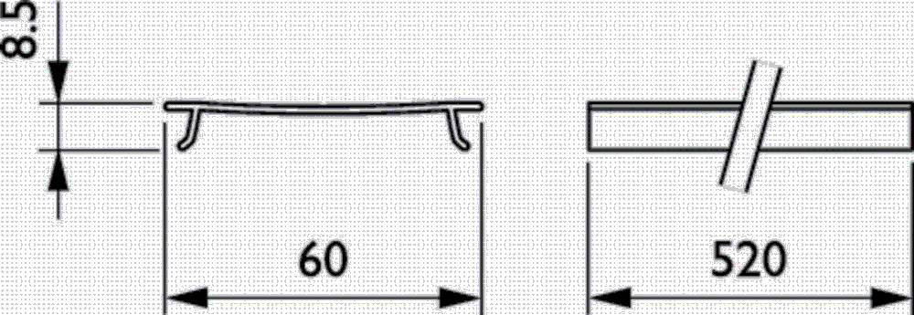 Philips Lighting Blindabdeckung LL600Z BC L520 WH