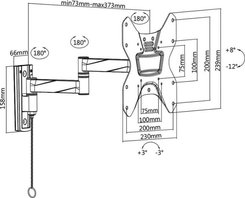 E+P Elektrik Wandhalterung WHC51
