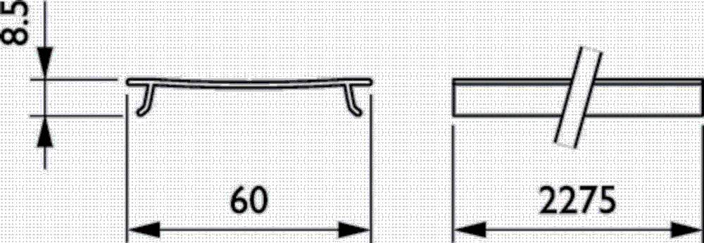 Philips Lighting Blindabdeckung LL500Z BC L2300 WH