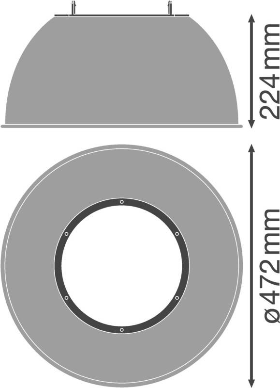 Ledvance Reflektor HBDALREFLECTOR155W80