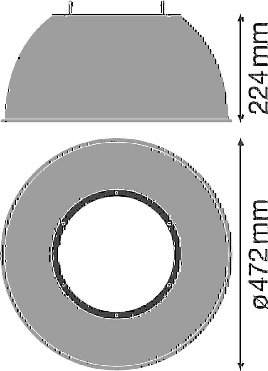 Ledvance Reflektor HBDALREFLECTOR155W80