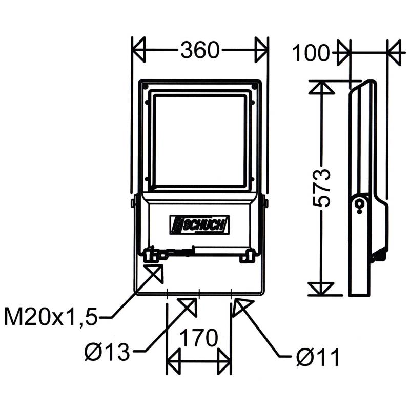 Schuch Licht LED-Scheinwerfer 7700 3203