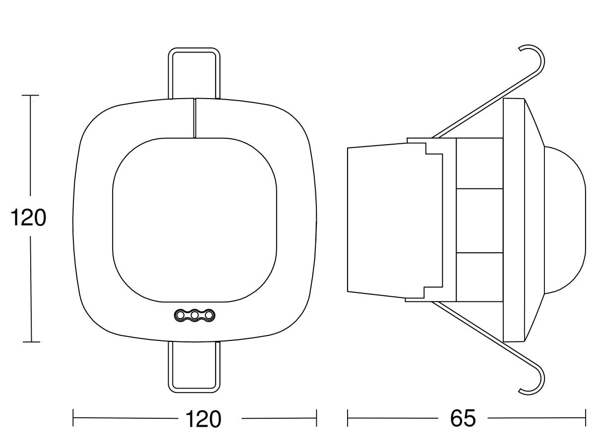 Steinel Präsenzmelder IR QuattroHD Dali pl