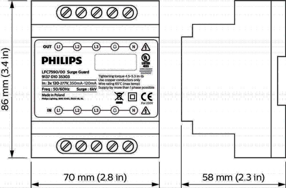 Philips Lighting Lichtregelsystemkomponente LFC7590/00SurgeGuard