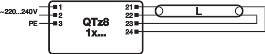 OSRAM BETRIEBSGERÄTE EVG QTz8 1X36