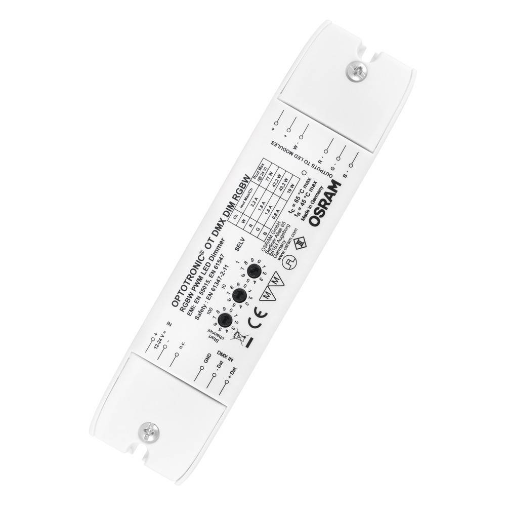 OSRAM BETRIEBSGERÄTE Konstantspannungsdimmer OT DMX RGBW DIM12-24