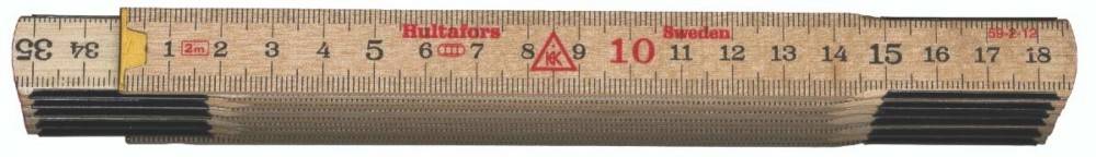 10 Stk. Hultafors Holzgliedermassstab 59-2-12