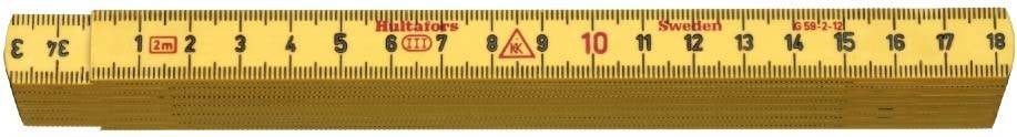 10 Stk. Hultafors Glasfasergliedermassstab G59-2-12