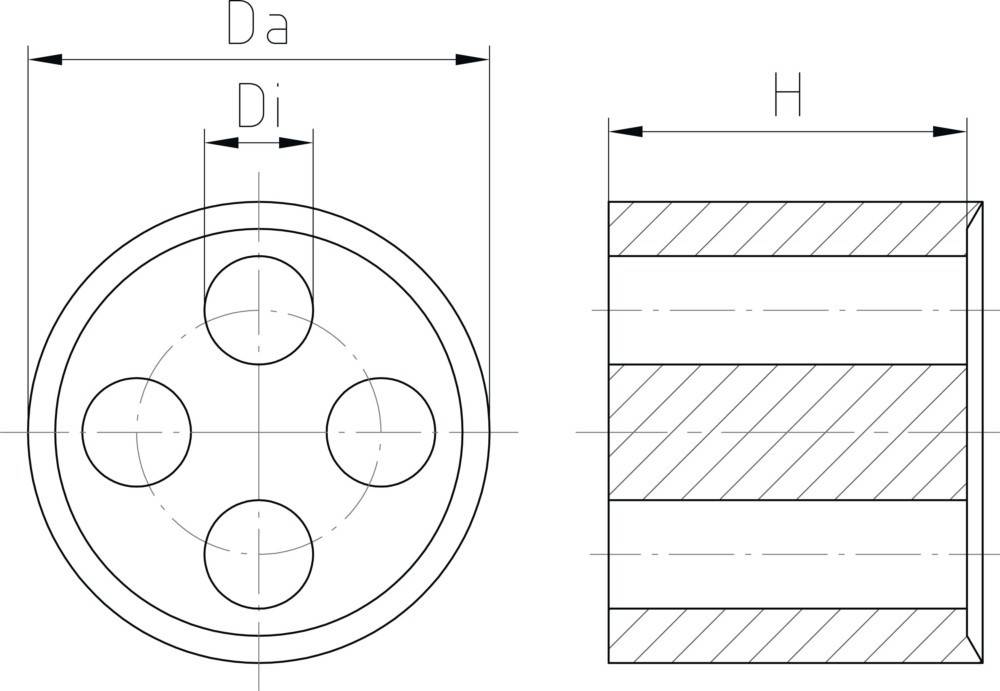 Jacob Dichtring WJ-D 11/2x4