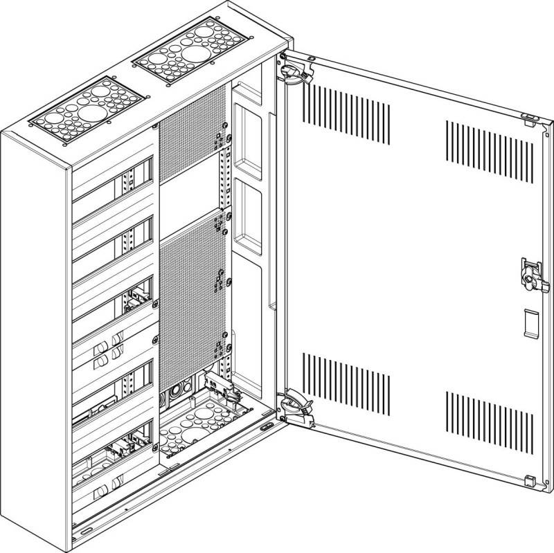 ABN Flachverteiler AP MK25RM