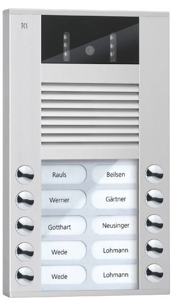 TCS Tür Control Video color Außenstation AVE14103-0010