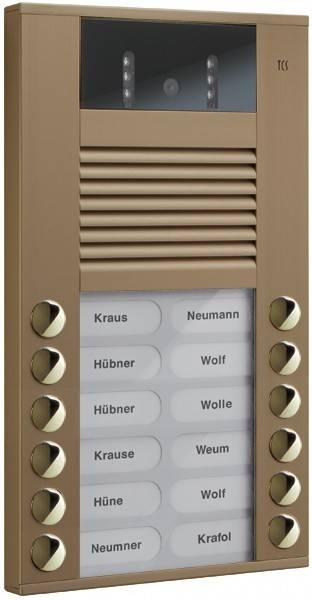 TCS Tür Control Video color Außenstation AVE14123-0012