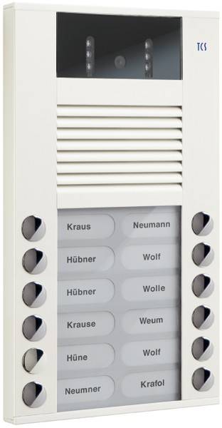 TCS Tür Control Video color Außenstation AVE14123-0018