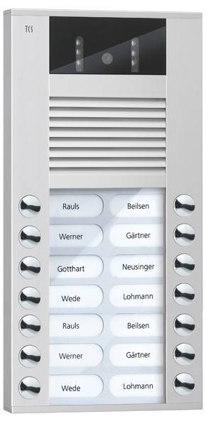 TCS Tür Control Video color Außenstation AVE14143-0010