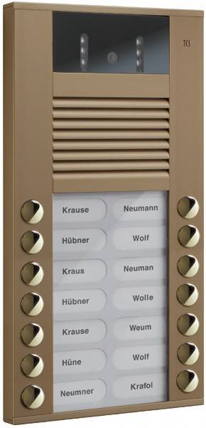 TCS Tür Control Video color Außenstation AVE14143-0012