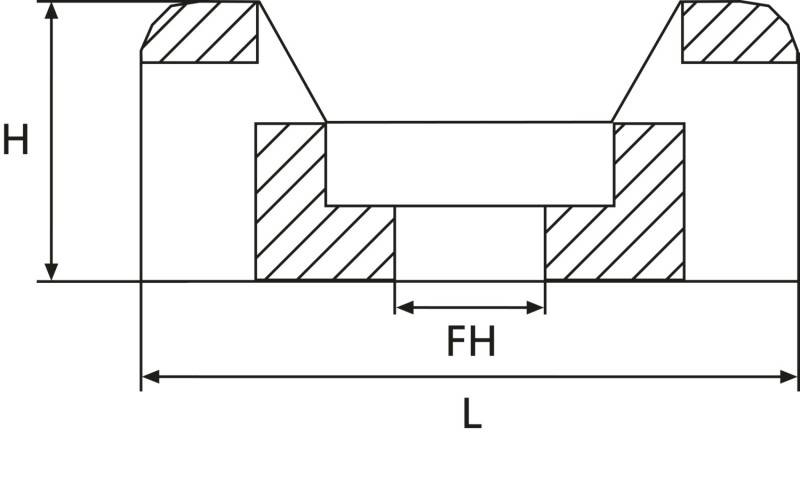 HellermannTyton Befestigungssockel CTM3-PA66-WH-C1