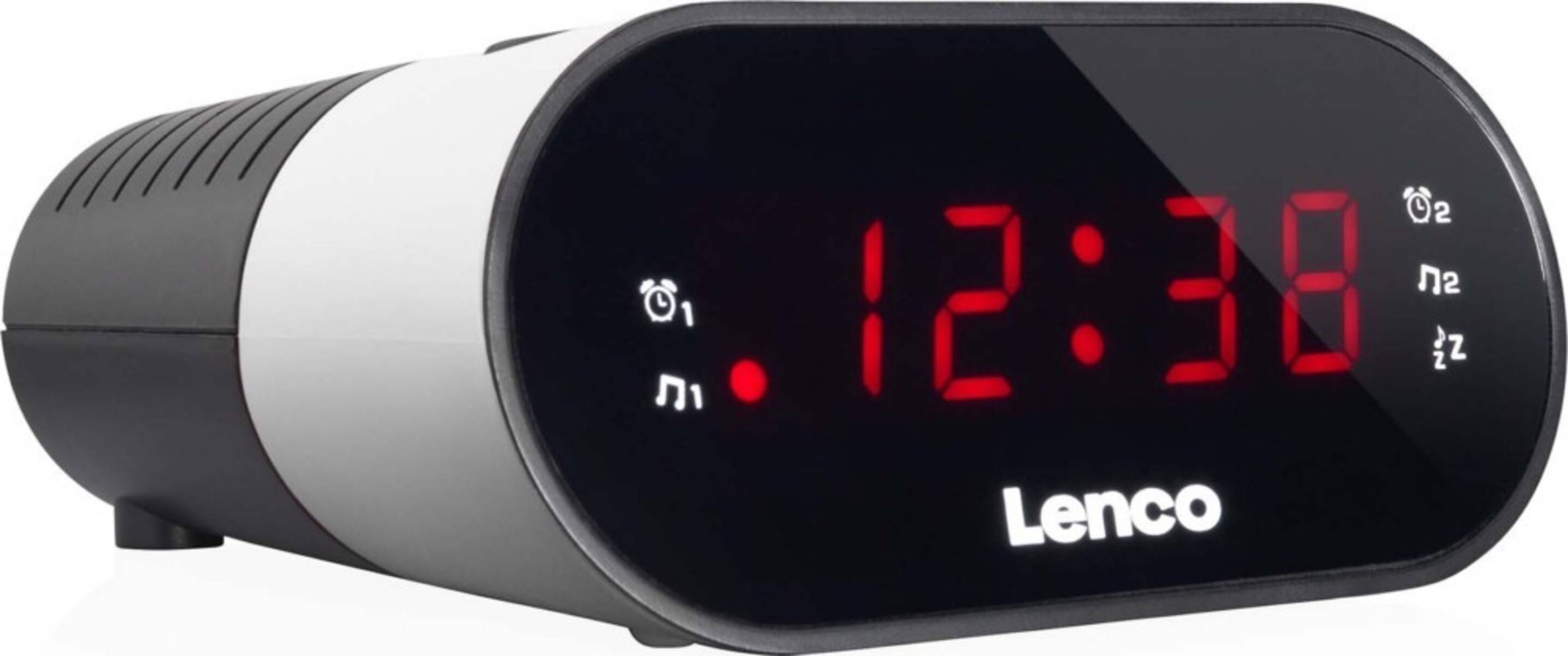 20 Stk. LENCO Uhrenradio CR-07 WHITE