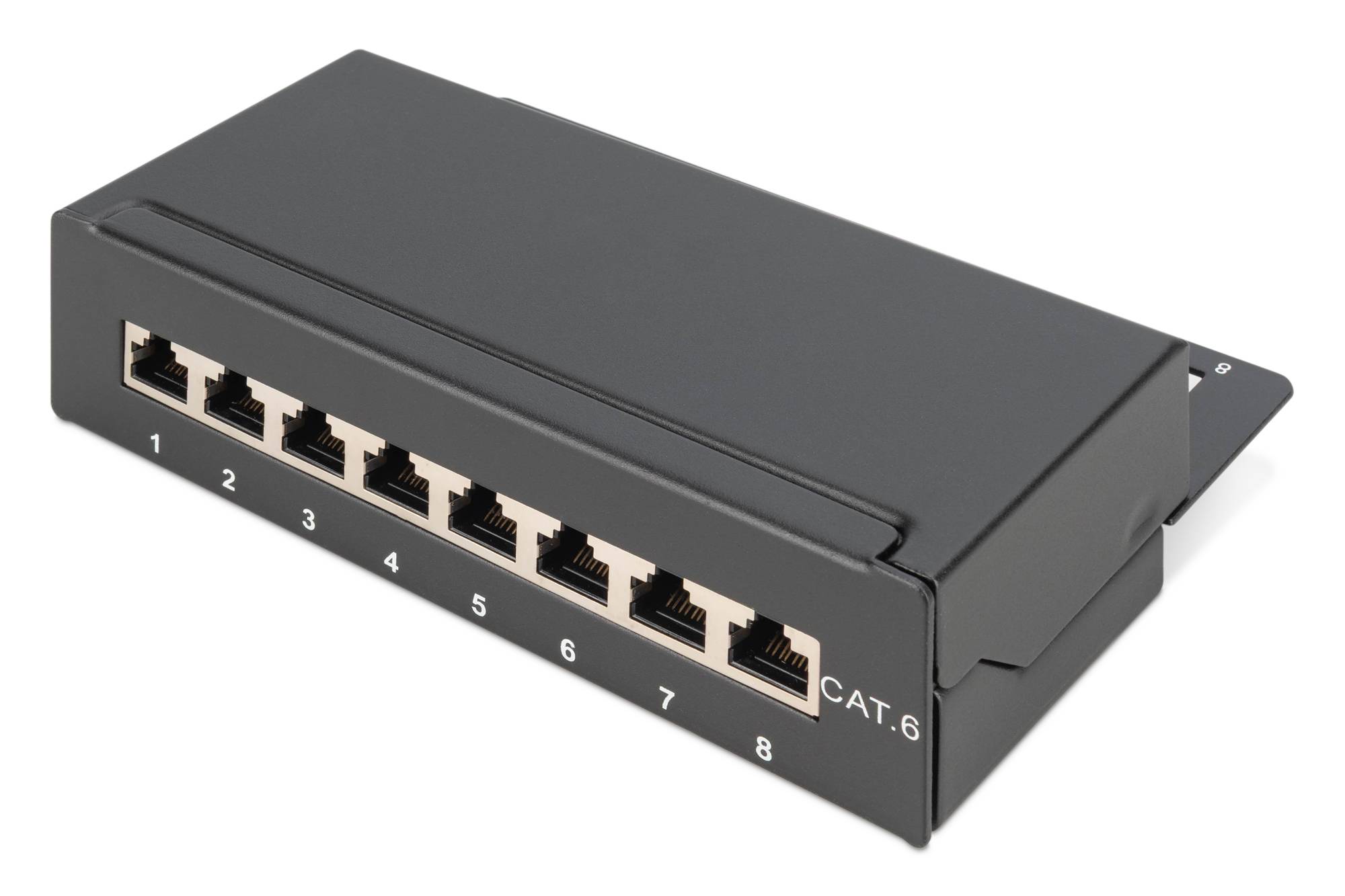 DIGITUS - Desktop CAT 6, Klasse E Patch Panel, geschirmt