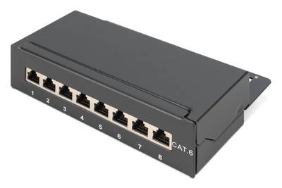 DIGITUS - Desktop CAT 6, Klasse E Patch Panel, geschirmt
